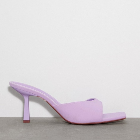 Zara Shoes - SQUARED TOE HEELED SANDALS ZARA